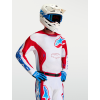 ALPINESTARS Motokrosový dres Racer Hunt 2027 – biela/ohnivočervená/modrá UCLA