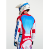 ALPINESTARS Motokrosový dres Racer Hunt 2027 – biela/ohnivočervená/modrá UCLA