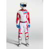 ALPINESTARS Motokrosový dres Racer Hunt 2027 – biela/ohnivočervená/modrá UCLA