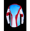 ALPINESTARS Motokrosový dres Racer Hunt 2027 – biela/ohnivočervená/modrá UCLA