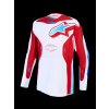 ALPINESTARS Motokrosový dres Racer Hunt 2027 – biela/ohnivočervená/modrá UCLA