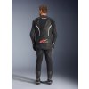 ALPINESTARS Kožená moto kombinéza GP Force V2 2-Piece – čierna/biela/červená fluo