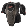 ALPINESTARS Chránič hrude A-6 – čierna/antracitová/červená