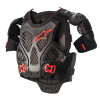 ALPINESTARS Chránič hrude A-6 – čierna/antracitová/červená