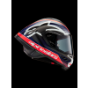 ALPINESTARS Integrálna prilba Supertech R10 Team ECE 22.06 – čierna Carbon/červená fluo/tmavá modrá matná