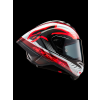 ALPINESTARS Integrálna prilba Supertech R10 Team ECE 22.06 – čierna Carbon/červená/biela lesklá