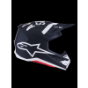 ALPINESTARS Motokrosová prilba S-M7 Dasher ECE 22.06 – Black White Matt