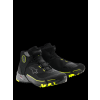 ALPINESTARS Moto topánky CR-X Drystar – čierna/tmavá sivá/žltá fluo