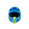 ALPINESTARS Motokrosová prilba S-M3 Force OCD ECE 22.06 – azúrová lesklá