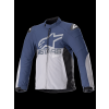 ALPINESTARS Nepremokavá moto bunda SMX Waterproof – tmavomodrá/tmavá sivá