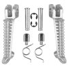 BIKETEC stupačky jazdca Yamaha YZF-R1 / YZF-R6 / YZF-R6S (Farba strieborná)