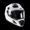 LEATT adventure prilba ADV 8.5 Composite s okuliarmi – biela