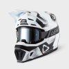 LEATT motokrosová prilba Moto 7.5 s okuliarmi – Camo čierna/biela