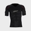 LEATT ochranné tričko s chráničmi ramien Shoulder Tee 3DF AirFit Lite Evo – čierna, veľkosť L