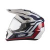 LEATT adventure prilba ADV 7.5 Polymer s okuliarmi – Royal modrá/červená