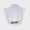 LEATT šilt na prilbu Moto 9.5 – Carbon/biela 2025, veľkosť ONE SIZE