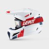 LEATT motokrosová prilba Moto 3.5 s okuliarmi – biela