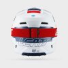 LEATT motokrosová prilba Moto 3.5 s okuliarmi – biela