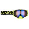 AMOQ Okuliare Aster čierna-fluo modrá zrkadlová