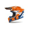 AIROH Motokrosová prilba Aviator 3 Spin oranžová Fluo matná XS