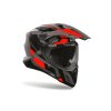 AIROH Adventure prilba Commander 2 Polar červená Fluo matná