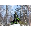 AMOQ Kombinéza na snežný skúter Dynamic čierna/army zelená/fluo