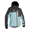 AMOQ Dámska bunda Dynamic Insulated sivá/Mint/oranžová