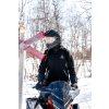 AMOQ Dámska bunda Vernal V2 čierna/tyrkysová