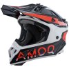 AMOQ Motokrosová prilba Friction Mips čierna/červená