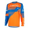 AMOQ Motokrosový dres Ascent Strive V2 oranžová-modrá