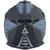 AMOQ Motokrosová prilba Meteor V2 Axis čierna/sivá