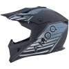AMOQ Motokrosová prilba Meteor V2 Axis čierna/sivá