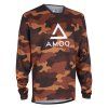 AMOQ Motokrosový dres Ascent Comp hnedá Camo