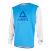 AMOQ Motokrosový dres Ascent Comp nebeská modrá-biela