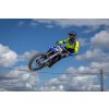 AMOQ Motokrosový dres Ascent Strive V2 žltá-tmavomodrá