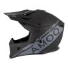 AMOQ Motokrosová prilba Meteor V2 čierna/sivá