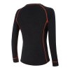 AMOQ Funkčné tričko 100% Merino sivá/oranžová