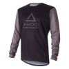 AMOQ Motokrosový dres Ascent Comp čierna/sivá – S