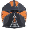 AMOQ Motokrosová prilba Meteor V2 Axis čierna/oranžová
