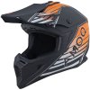 AMOQ Motokrosová prilba Meteor V2 Axis čierna/oranžová