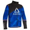 AMOQ Bunda Apex V2 Racing čierna/modrá/oranžová