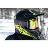 AMOQ Motokrosová prilba Meteor V2 čierna/fluo