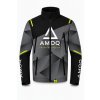 AMOQ Bunda Apex V2 Racing čierna/sivá/fluo žltá