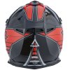 AMOQ Motokrosová prilba Meteor V2 Axis čierna/červená lesklá