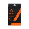 AMOQ Dámske funkčné tričko 100% Merino sivá/ružová – S