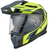 AMOQ Adventure prilba AI100 Mojave sivá/žltá