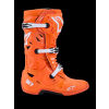 ALPINESTARS Odvetrané motokrosové čižmy Tech 10 Supervented – oranžová fluo/čierna/biela