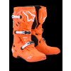 ALPINESTARS Odvetrané motokrosové čižmy Tech 10 Supervented – oranžová fluo/čierna/biela