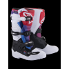 ALPINESTARS Juniorské motokrosové čižmy Tech 7S – biela/čierna/Rainbow