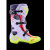 ALPINESTARS Odvetrané motokrosové čižmy Tech 10 Supervented – fialová/žltá fluo/Diva ružová
